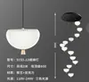 Lámpara de Araña para Sala de Estar Moderna Minimalista Elegante Iluminación de Escaleras Luz Nórdica Lujo de Gama Alta Nuevo Modelo 2026 Luz para Vestíbulo Principal