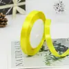 Cinta de Seda de Colores de 0.6 cm y 22 m Cinta para Envolver Regalos Cinta para Empaque de Flores Decoración de Regalos Cinta de Poliéster
