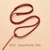 Cordón para colgante de jade tejido a mano, cadena de collar para hombres y mujeres, amuleto de jade, colgante de Buda de jadeíta, cordón para colgar amarillo, rojo, negro