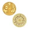 Conjunto completo conmemorativo de doce constelaciones de monedas europeas y americanas Colección de monedas americanas Monedas de la constelación del guardián de la suerte Monedas de 12 constelaciones