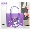 Bolsa de mano de fieltro de almacenamiento linda de dibujos animados al por mayor bolsa de regalo de luna llena bebidas fieltro de mano creativo