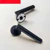 Cerradura Magnética Silenciosa Grande Negra para Puerta de Dormitorio con Manija Separada, Juego de Cerradura para Puerta de Madera, Tipo Universal, Juego Completo