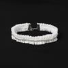 Gola de Renda com Fileira Única de Strass Corrente para Pescoço choker Colar Cinto de Pescoço Feminino Colar Bordado Corrente para Pescoço Renda