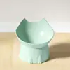 Comedero para Gatos con Patas Altas para Proteger la Columna Cervical, Gran Capacidad, Boca Inclinada, Utensilio de Alimentación para Gatos y Perros, Protección del Cuello, Tazón de Plástico Antiderrames