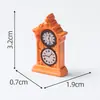 Reloj de péndulo clásico retro antiguo creativo Despertador Accesorios de decoración DIY Coche pequeño Escritorio Resina Adornos pequeños