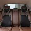 Apoio lombar para encosto de cabeça de carro, travesseiro de pescoço em espuma de memória, almofada de carro, proteção para costas e cintura, universal Amazon, logotipo impresso personalizado