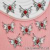 Colgante de Aleación de Mariposa Color Duradero Collar Pulsera Pendientes Versátiles para Chicas Joyería Hecha a Mano Materiales DIY Accesorios