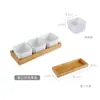 Nova Bandeja de Frutas Compartimentada de Cerâmica Criativa com Bandeja, Bandeja Multifuncional de Lanches Doméstica para Sala de Estar, Caixa de Frutas Secas para o Ano Novo Chinês