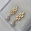 Venta Caliente Pendientes Medievales Antiguos Pendientes Barrocos Redondos Pendientes de Perlas de Lujo Ligero para Mujer Pendientes de Estrella Venta al por Mayor