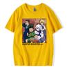 Ropa para Hombre y Mujer de Comercio Exterior 2025 Hunter X Hunter Cazador de Tiempo Completo Anime Camiseta de Manga Corta Top de Algodón Casual para Mujer