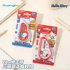 Cinta correctora Hello Kitty original de Sanrio de 20 m para estudiantes de secundaria y preparatoria, material de estudio, cinta borrable, papelería de oficina
