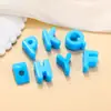 Cuentas de Acrílico con Agujero Grande del Alfabeto Inglés Cuentas Sueltas Accesorios para Joyería DIY Cadena para Teléfono Bolso Llavero Materiales para Cuentas