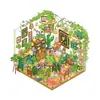 Adesivos de Paisagem de Desenho Animado Cena de Casa em Miniatura 3D Adesivos para Diário Infantil DIY Adesivos de Paisagem em Miniatura 3D