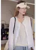 Chaqueta Camisa de Lyocell Amigable con la Piel para Verano 2026, Fresca y Transpirable, Protector Solar, Moda Coreana Casual Elegante, Cardigan Delgado