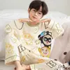 Pijama Masculino Novo para Primavera e Outono de 2026 para Crianças Maiores, Conjunto Fino de Manga Longa para Casa para Meninos Pequenos e Estudantes