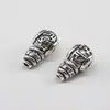 Aleación Mantra de Seis Sílabas Cabeza de Buda en Forma de T Vintage Mate Accesorios en Forma de T de Plata del Tíbet Venta al por Mayor en Forma de T Estilo Tíbet