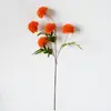 Crisantemo de bola pequeña estilo europeo, superventas transfronterizo, utilizado como accesorios de boda, decoración de pasillos y decoración del hogar; flores artificiales
