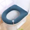 Venta al por mayor de fábrica funda de asiento para inodoro lavable asiento de inodoro multiestilo para el hogar Artículos de tocador diarios cojín de inodoro cálido