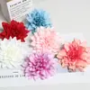 Cabeza de Flor de Dalia Tela de Piel Artificial Dalia al por Mayor Decoración de Boda Guirnalda de Flores Diadema con Guirnalda de Bosque de Flores