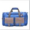 Nueva Bolsa de Viaje de Lona de Gran Capacidad Transfronteriza de Color Contrastante Estilo Retro Europeo y Americano para Hombre, de Mano, Cruzada, Doble Tapa, Bolsa de Gimnasio