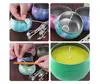 Molde de silicona para velas DIY/cera de soya/cera de abeja/taza para derretir/tarro para velas/mecha para velas/paquete de materiales combinados de bloques de color