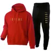 Sudadera con capucha informal para hombre y mujer 2025, conjunto, chaqueta con capucha de marca estampada de moda, forrada de forro polar, Otoño e Invierno