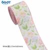 Cinta Floral de Copia Cinta Floral con Borde de Alambre DIY Lazo Grande de Bucle Envoltura de Regalo Cinta de Fiesta Cinta