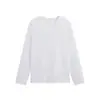 Camiseta base de manga larga de color liso, cuello redondo, corte holgado, unisex, 220g, algodón puro de Xinjiang peinado, a la moda, para hombre