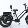 Novo Modelo 2025 Scooter Elétrica 20 polegadas Pneu Largo para Neve com Cesta Traseira Bateria de Lítio Triciclo Transporte de Alta Velocidade