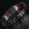 Venda quente transfronteiriça pulseira magnética de íons negativos pulseira magnética de múltiplos pontos removível pulseira de energia de íons negativos masculina