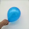 Globo de Látex Redondo de 10 Pulgadas Engrosado con Perlas Azul Claro Azul Marino Gris Neblina Azul Noche Decoración Arreglo de Cumpleaños