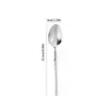 Juego de Cubiertos de Acero Inoxidable para Viajes Internacionales de Amazon, Diseño de Cintura Delgada, Juego de 4 Piezas de Cuchillo para Bistec, Tenedor, Cuchara y Cucharita de Té