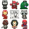 Charms Desmontables para Zapatos de Dibujos Animados Superman Goma Suave de PVC Accesorios de Decoración para Zapatos Edición Limitada