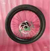 Par de Rodas para Bicicleta de Montanha Aro de Liga de Alumínio Espessado de Camada Dupla Freio a Disco Rodas Dianteira e Traseira 20/2224/26 Roda Traseira de Velocidade Variável