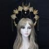 Kit de accesorios DIY bolsa de materiales para tocado baile de máscaras discoteca Corona exagerada hecha a mano Accesorios de corona caseros barrocos