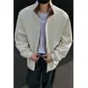 Chaqueta de retazos a cuadros estilo americano transfronteriza, ropa deportiva de moda de alta gama para hombre de otoño, chaqueta corta tipo béisbol para parejas