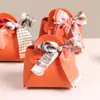 Corea del Sur Estilo Ins Bolsa de Dulces de Cuero Caja de Dulces Caja Vacía Boda Portátil Una Pieza Boda Bolsa de Dulces de Alta Gama