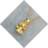 Colgante de ángel de latón bañado en oro mate con explosiones, joyería de oro de imitación galvanizado, fabricantes directos, collar colgante para mujer
