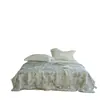 Colcha de Verano Romántica de Tencel Lenzing de 60 Count para Primavera y Verano con Estampado de Estilo Artístico Floral de Alta Gama, Colcha Fresca y Sedosa para Aire Acondicionado