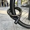 Yh1562 Candado de Cable para Bicicleta de Alta Resistencia - con Llave y Llavero Desplegable Gratis Candado de Llave Conveniente