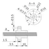 Tornillo de Varilla de Acero Inoxidable Tipo T T8 para Impresora 3D Tuerca de Tornillo para Motor Paso a Paso Tornillo Trapezoidal Tornillo de Avance de Acero Inoxidable 8