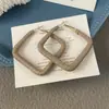 Aretes Cuadrados de Cuero con Estampado de Leopardo Maillard, Modernos Elegantes, Aretes Exagerados Personalizados, Aretes de Diseño de Nicho para Mujeres