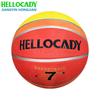 No. 7, No. 6, No. 5, No. 3, No. 2, No. 1 y medio, No. 1 balón de baloncesto de goma 12 piezas de baloncesto rayado a color exportación