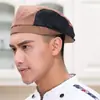 Gorro de Chef de Hotel Café Restaurante Occidental Camarero Sombrero de Pirata Gorro de Trabajo Boina Gorro Hacia Adelante Gorra para Hombre y Mujer