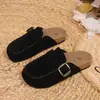 Sandálias Birkenstock plataforma com fivela estilo retrô, tamanho grande, novo estilo de primavera, para exportação