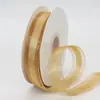 Venta al por mayor del fabricante Cinta de Malla de Borde de Sección Media de 2.5 cm, Materiales para Manualidades de Accesorios para el Cabello, Cinta de Organza para Decoración de Empaque de Regalo para Ramo