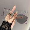 Lentes para miopía fotosensibles que cambian de color con grado ajustable, lentes retro de luz azul para hombre, lentes para miopía lisos para mujer