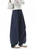 Estilo americano, corte holgado, moda urbana, colección otoño 2026: Pantalones deportivos casuales de pierna ancha, pantalones largos para hombre, nuevo diseño moderno