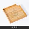 Bandeja de té Pu'er de bambú al por mayor bandeja de té caja de reseña de té abridor de té cuchillo de té aguja palanca bandeja de té bandeja de pastel de té