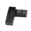 Suministro directo de fábrica Accesorios Base para Tubo de Ropa de Armario de Aleación de Aluminio Soporte Fijo para Ropa Colgante Ferretería para Muebles